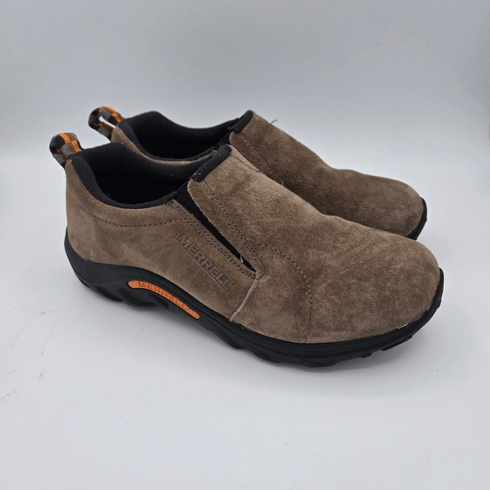 Merrell Mens Jungle Moc Slip‎ On Suede Leather Casual Comfort Shoes